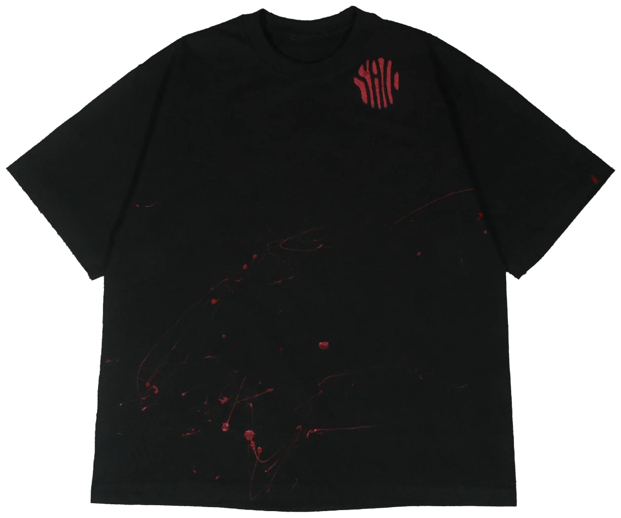 STP.001 Paint Splashed Stamp Shirt, front